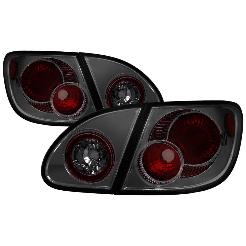 
                      
                        Spyder Toyota Corolla 03-08 Euro Style Tail Lights Smoke ALT-YD-TC03-SM
                      
                    