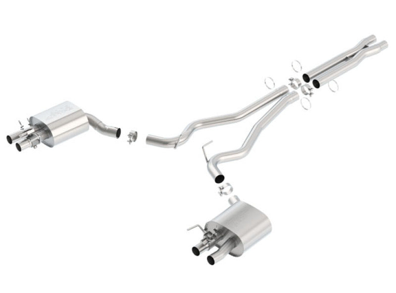 Borla 15-16 Ford Mustang Shelby GT350 5.2L ATAK Cat Back Exhaust (Uses Factory Valence)