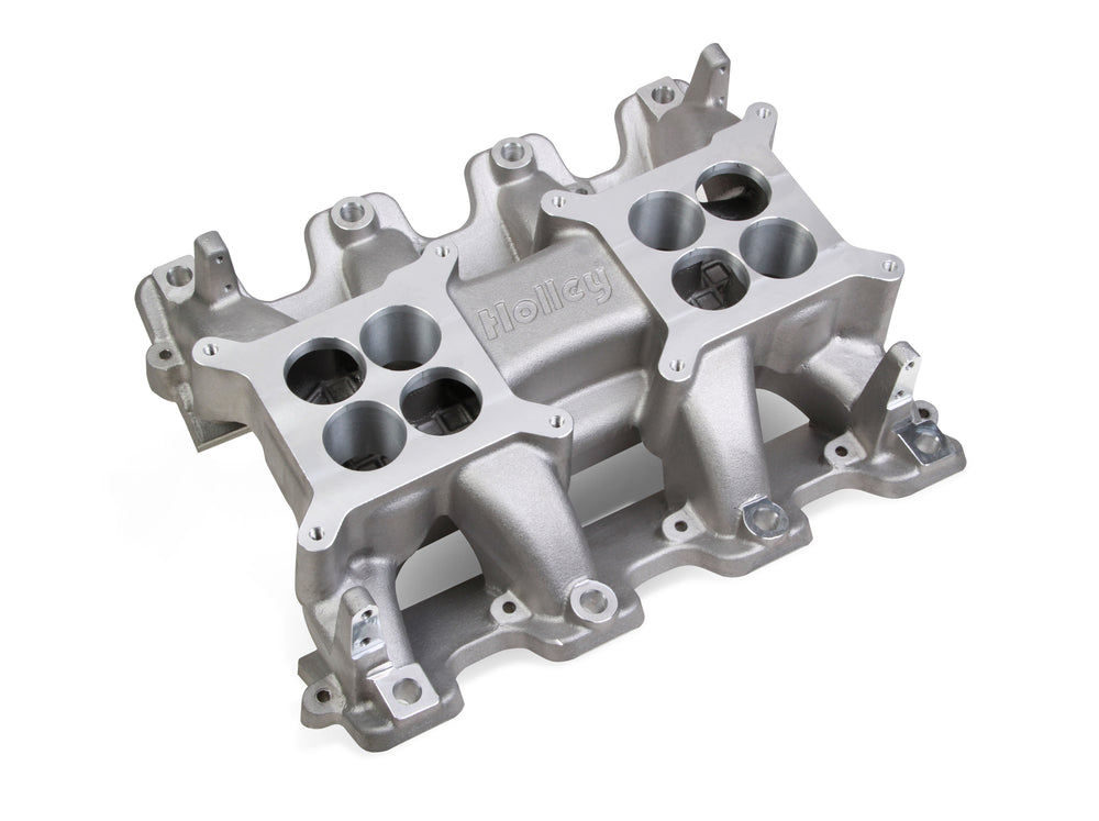 Holley LS EFI Manifold - 2x4 Dual Plane GM LS1/LS2/LS6 - 300-121