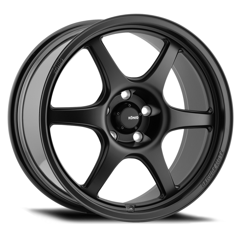 Konig Hexaform 18x9.5A 5x114.3 ET25 Matte Black