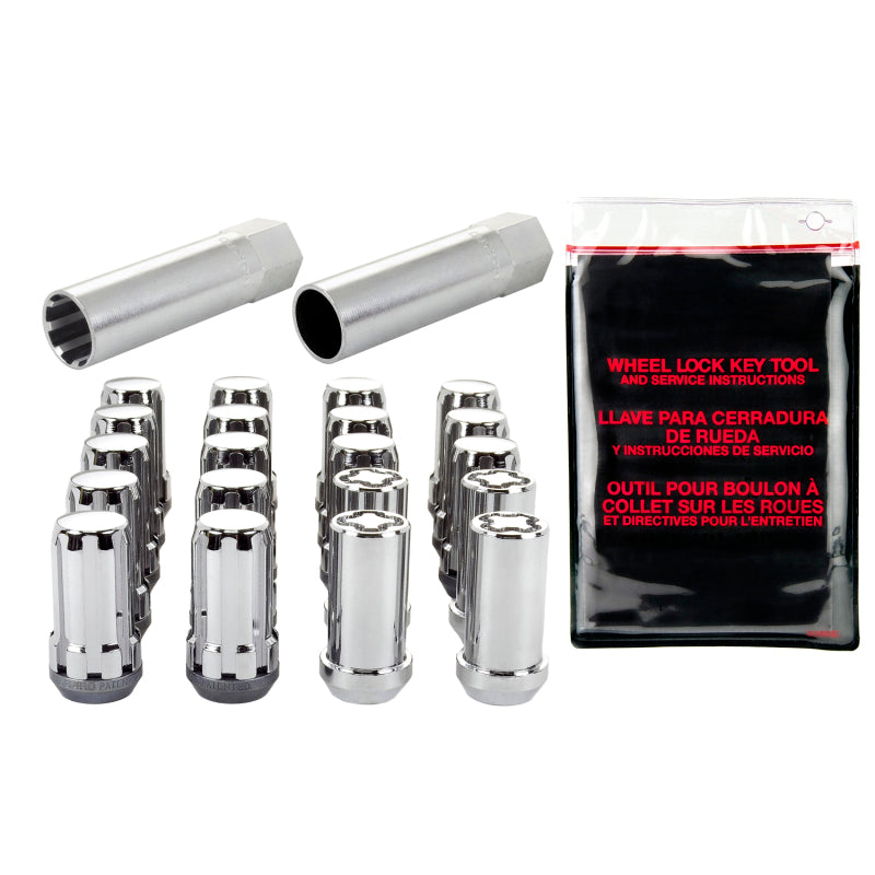 
                      
                        McGard SplineDrive Tuner 5 Lug Install Kit w/Locks & Tool (Cone) M14X1.5 / 22mm Hex - Chrome
                      
                    