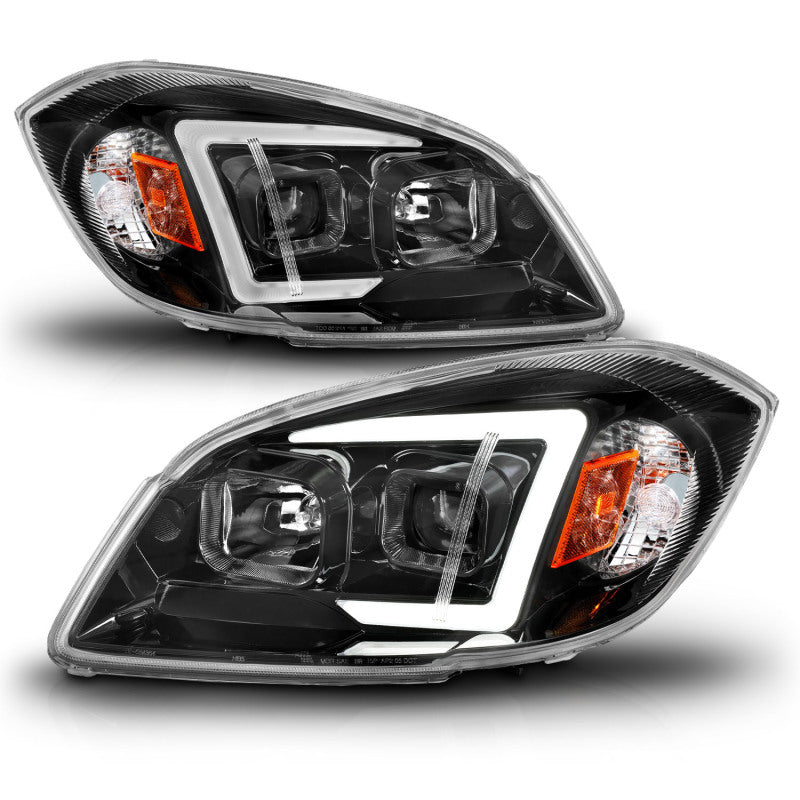 
                      
                        ANZO 05-10 Chevrolet Cobalt / 07-10 Pontiac G5 LED Projector Headlights w/ Seq Black Housing
                      
                    