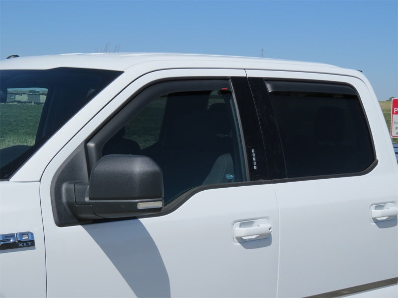 
                      
                        EGR 15+ Ford F150 Crew Cab In-Channel Window Visors - Set of 4 - Matte (573495)
                      
                    