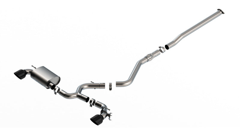 Borla 22-23 Hyundai Kona N 2.0L 4 CYL. Turbo AT/MT ATAK Catback Exhaust Black Chrome