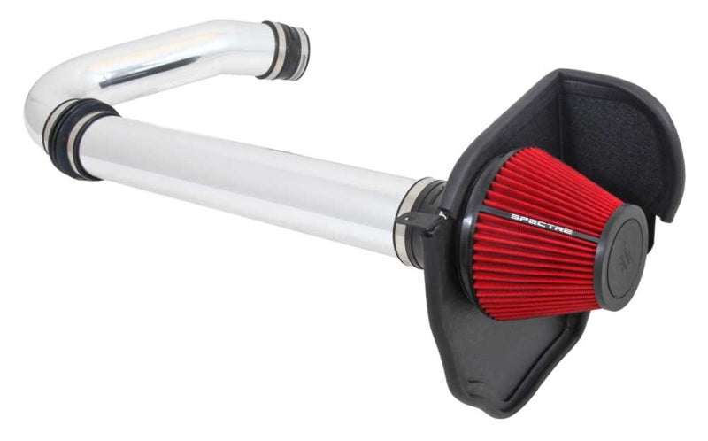 
                      
                        Spectre 11-17 Challenger/Charger 3.6L Air Intake Kit - Polished w/Red Filter
                      
                    