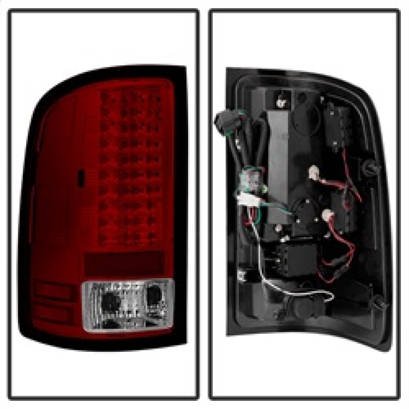 
                      
                        Spyder GMC Sierra 07-13 (Not 3500 Dually 4 Rear Wheels)LED Tail Lights Red Clear ALT-YD-GS07-LED-RC
                      
                    