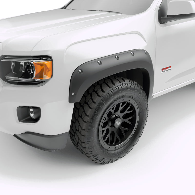 
                      
                        EGR 15+ GMC Canyon 6ft Bed Bolt-On Look Fender Flares - Set
                      
                    