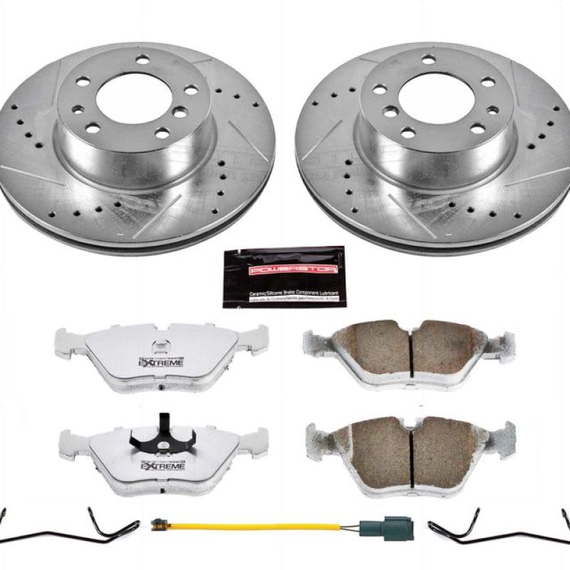 Power Stop 1989 BMW 525i Front Z26 Street Warrior Brake Kit