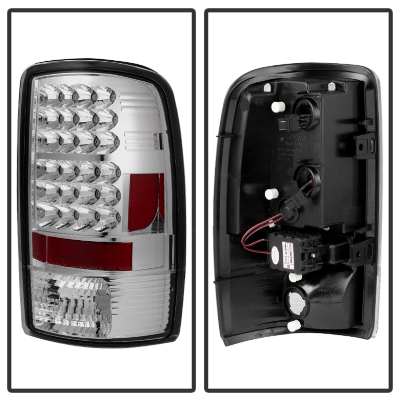 
                      
                        Spyder Chevy Suburban/Tahoe 1500/2500 00-06/GMC Yukon LED Tail Lights Chrome ALT-YD-CD00-LED-C
                      
                    