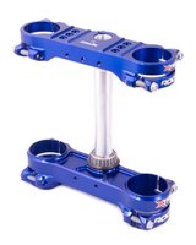 XTrig 14-19 Husqvarna FC 250/450/ TC 125/250 ROCS Tech Triple Clamp 22 mm. Offset M12 - Blue