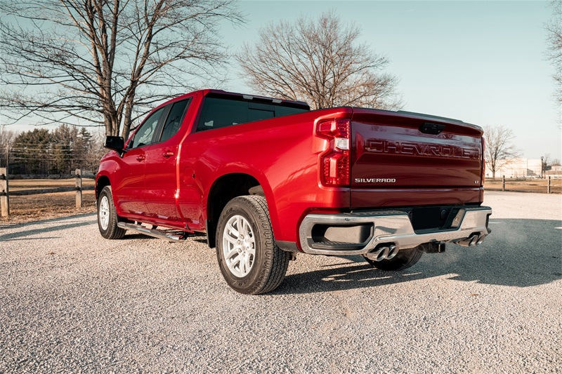 
                      
                        Corsa 2019-2024 GMC Sierra 1500 Cat-Back Dual Rear Exit with Twin 4in Polished Pro-Series Tips
                      
                    