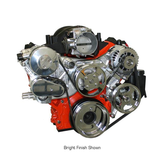 174028 - Front Runner™ Drive System GM LS Bright/Chrome Low Profile with Power Steering