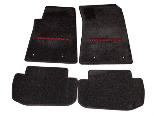 Lingenfelter LLoyds Mats Red Logo Black Floor Mats CTS-V Sedan 2009-2013