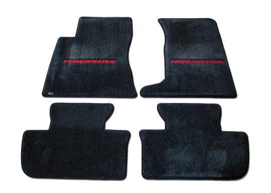 Lingenfelter LLoyds Mats Red Logo Black Floor Mats Camaro 2010-2014