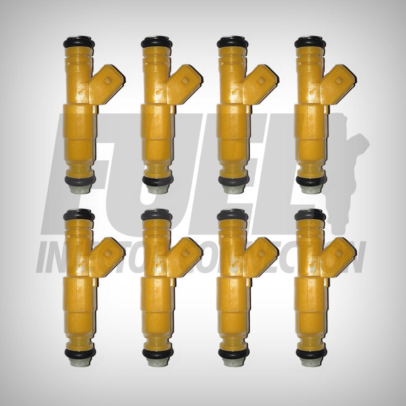 Cadillac 4.5 Bosch III Design Set of 8 Fuel Injector Connection (Rebuilt)