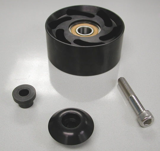 76 MM Double Bearing Idler Pulley Kit, 8 To 11 Rib