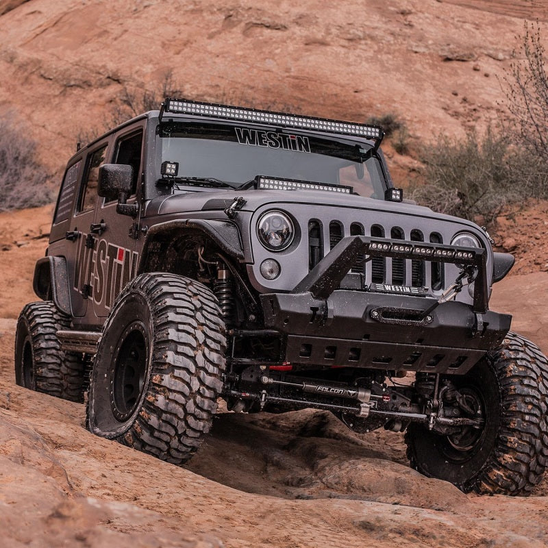 
                      
                        Westin/Snyper 07-17 Jeep Wrangler Tube Fenders - Front - Textured Black
                      
                    