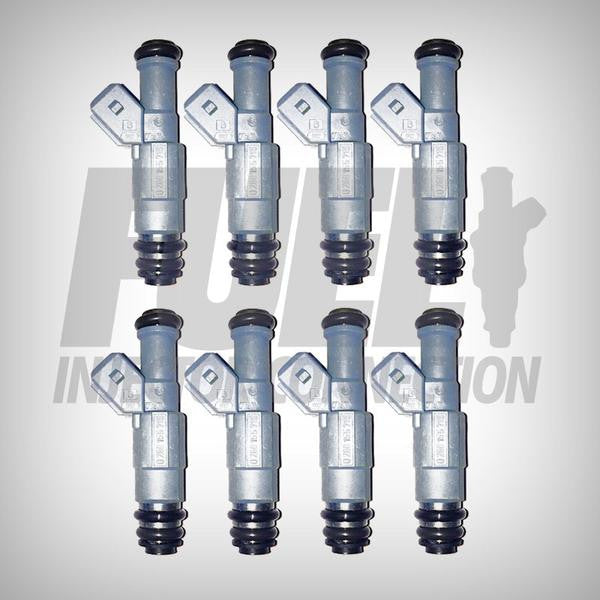 JEEP 5.9 V8 1996 - 1998 INJECTOR 24 LB SET Fuel Injector Connection (Rebuilt)